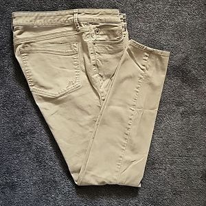 Vintage Express Skinny Khaki Stretch Jeans